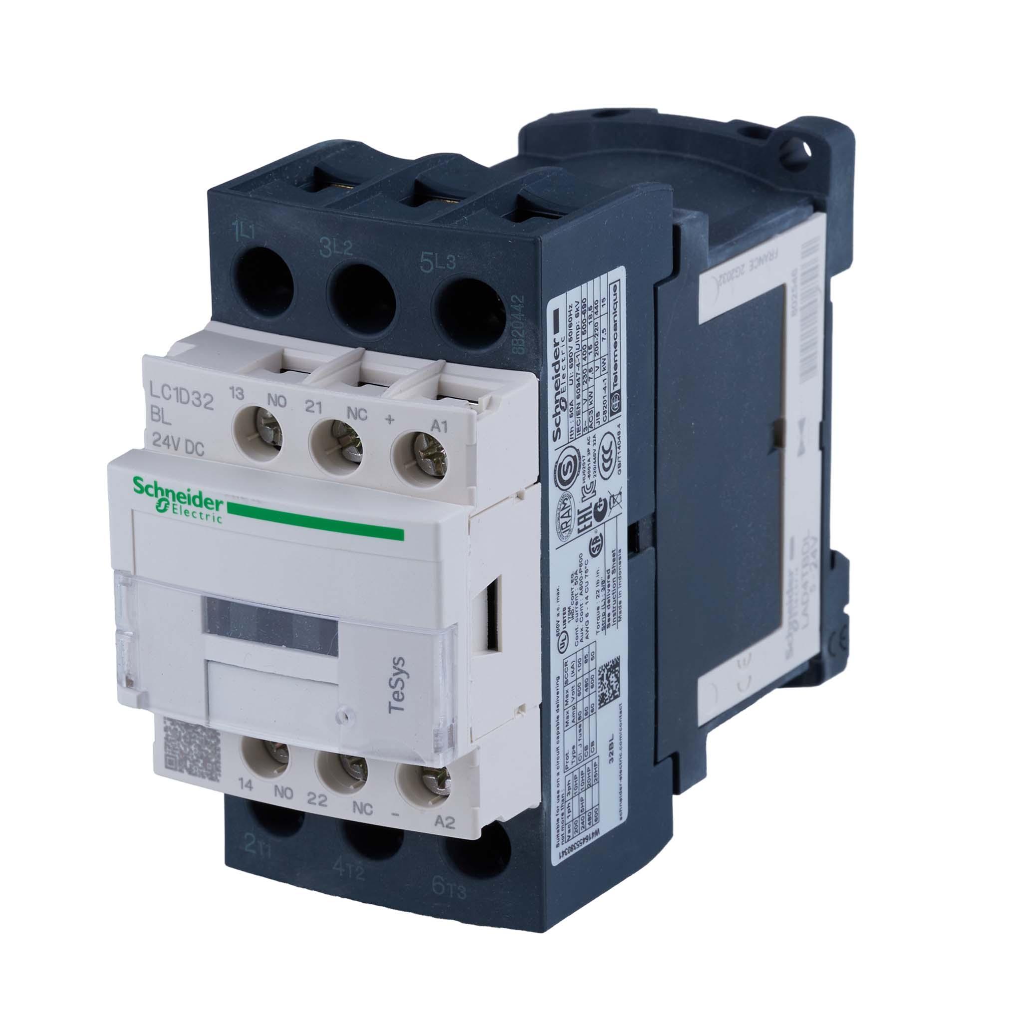 LC1D32BL TeSys contactor 32A 25HP